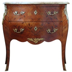 Louis XV Style Bombe Commode