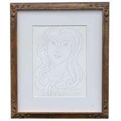 Etching by Henri Matisse