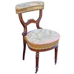 Antique French "Smoking" Chair