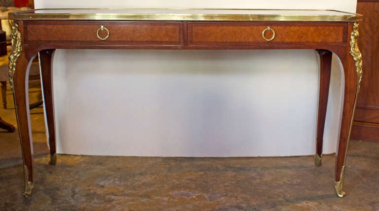 French Bronze-Mounted Console or Sofa Table