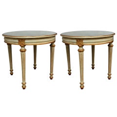 Pair of Louis XVI Style Side Tables 12