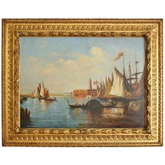 19th Century Painting "Venice View, " School of Ziem