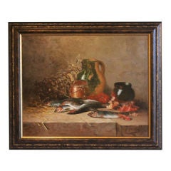 "Charles Riviere", Still Life with Fish