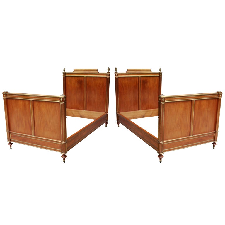 Pair of Napoleon III Twin Beds at 1stDibs