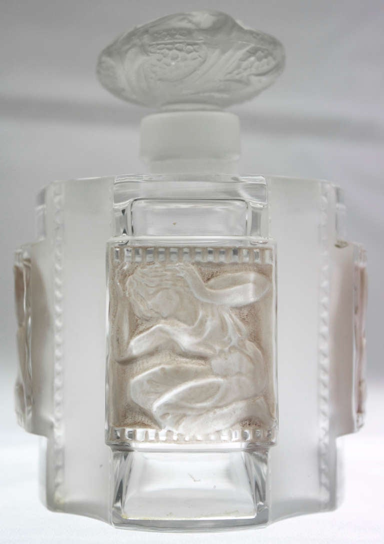 Perfume bottle by Rene Lalique, 