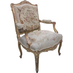 Early Louis XV St. French Armchair