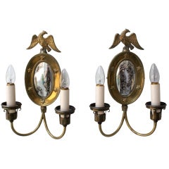 Pair of American Federal Style Sconces