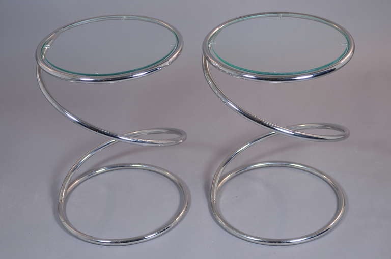 Pair of Pace Drinks Tables