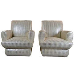 Pair of 70s Glamour Armchairs