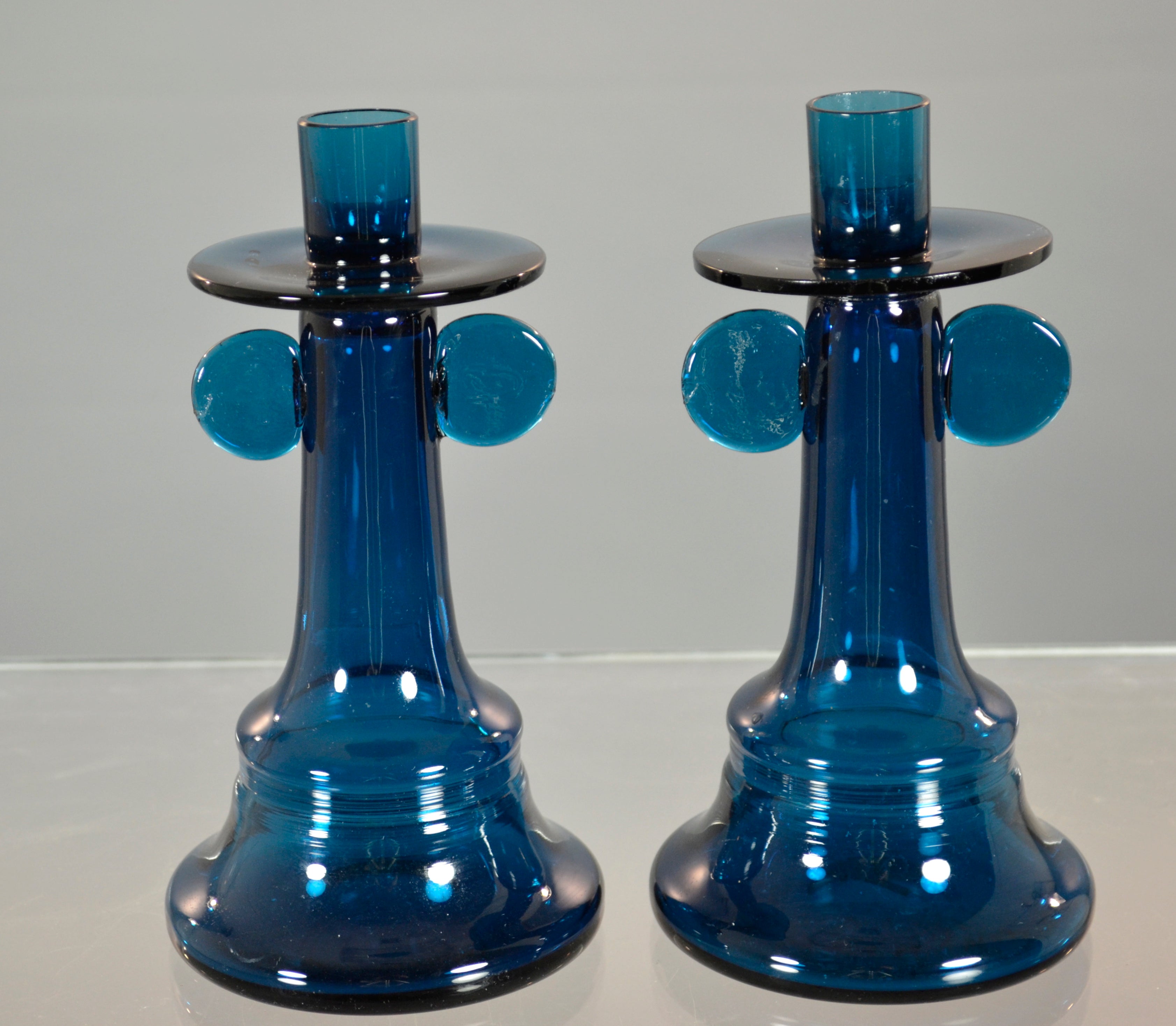 Bertil Vallien, Kosta Boda Sweden, Blue Glass Series 1965