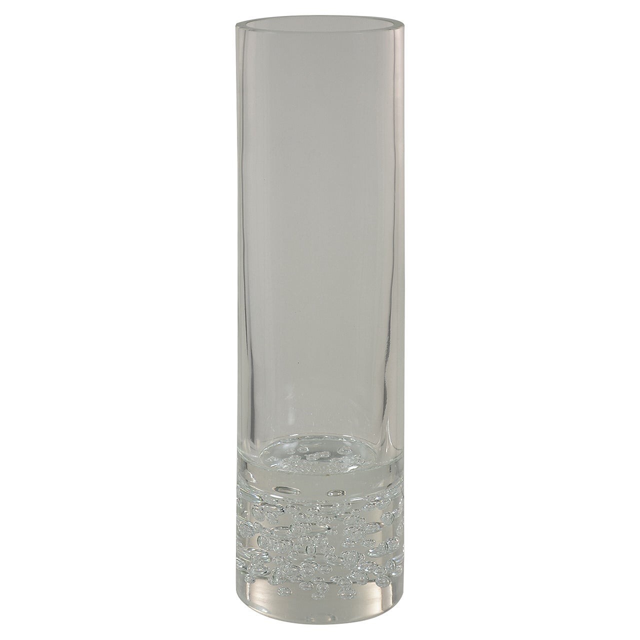 Large Clear Vase Designed by Livio Seguso, Produced by Seguso A.V