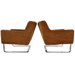 Modernist Cantilever Lounge Chairs