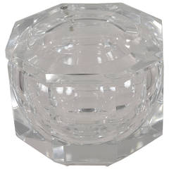 Italian Heavy Lucite Ice Bucket Italian Heavy Lucite Ice Bucket