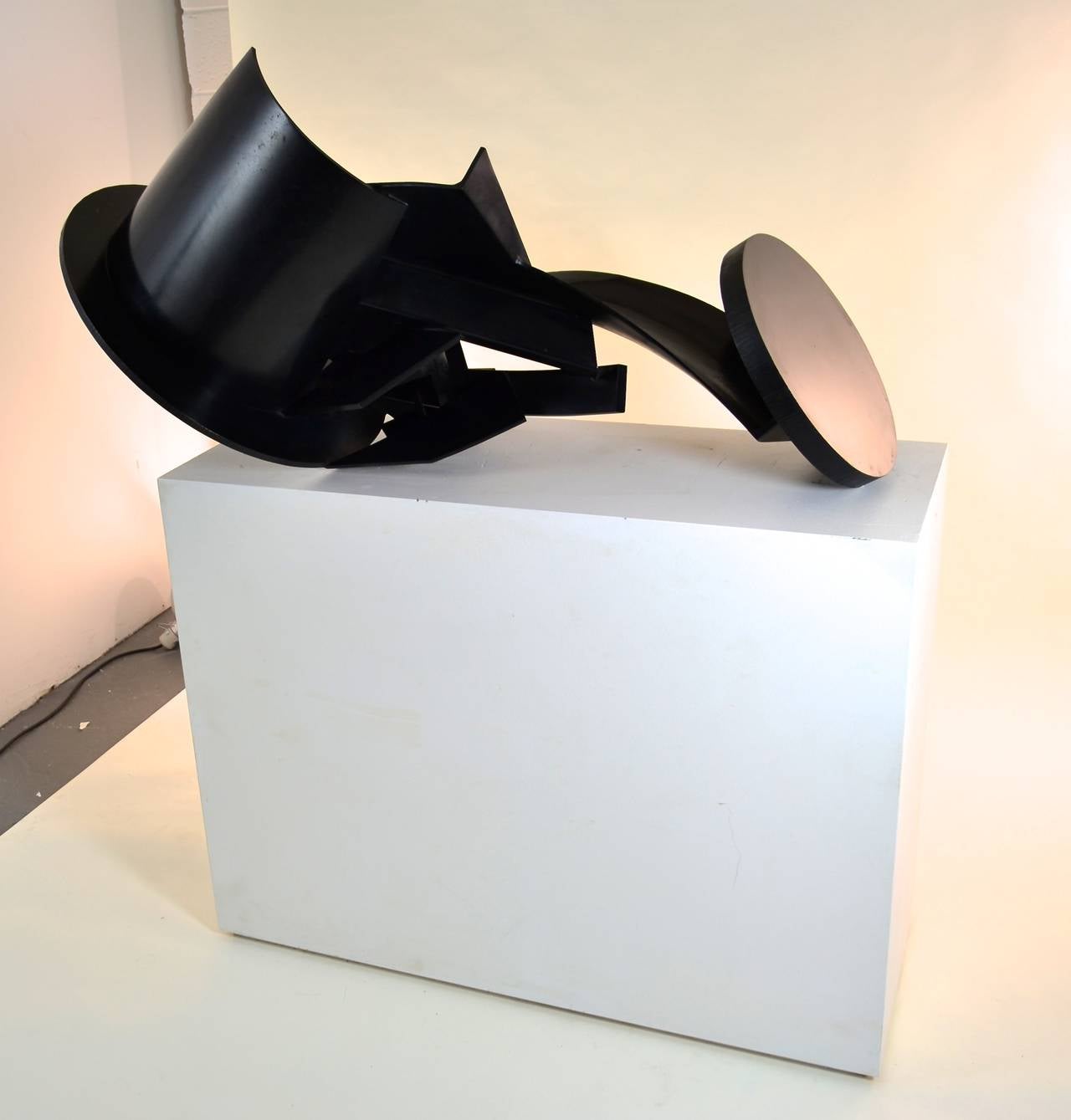 Michael Steiner Maximum Wheel, Large Abstract Bronze Sculpture