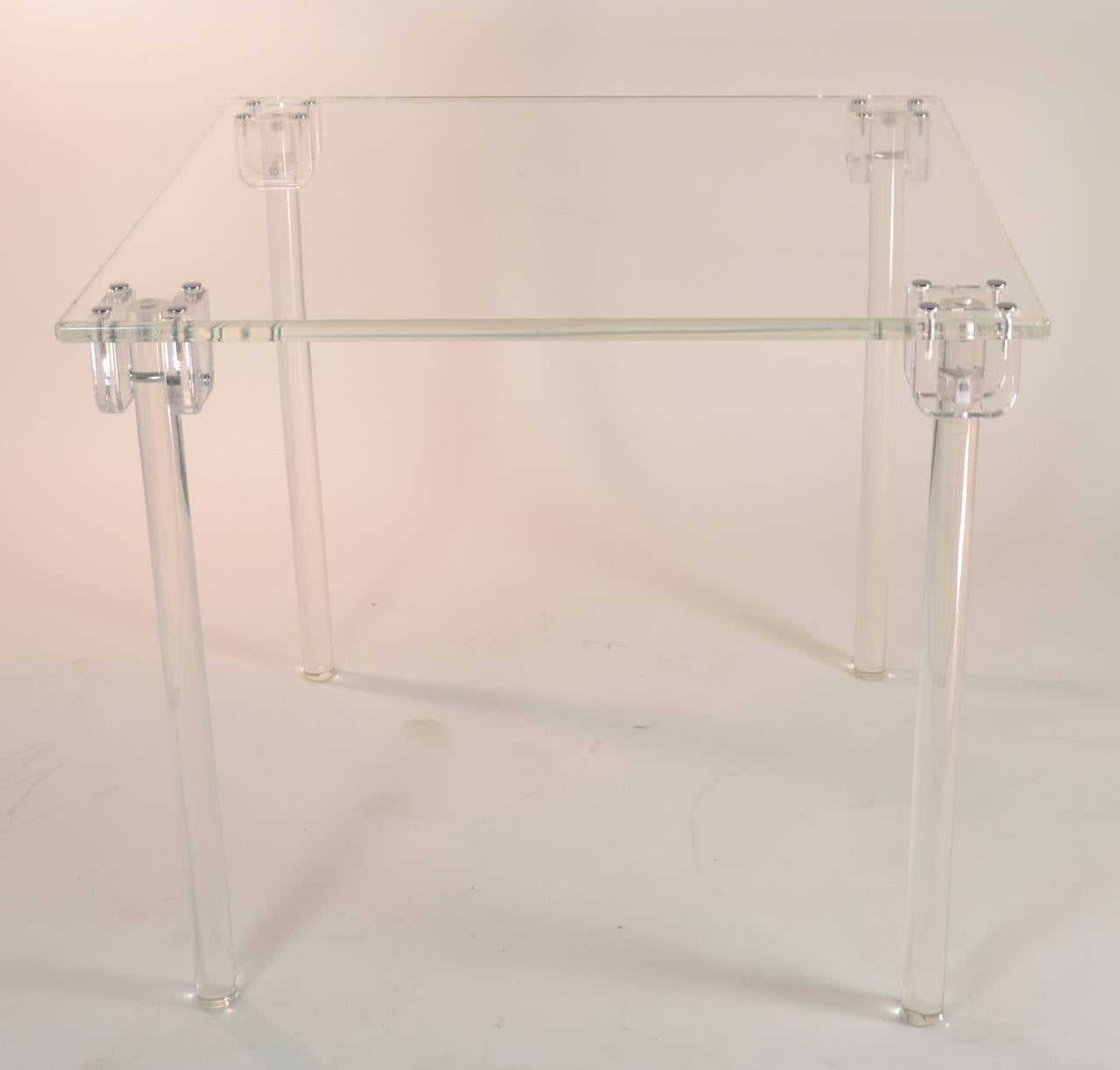 acrylic card table