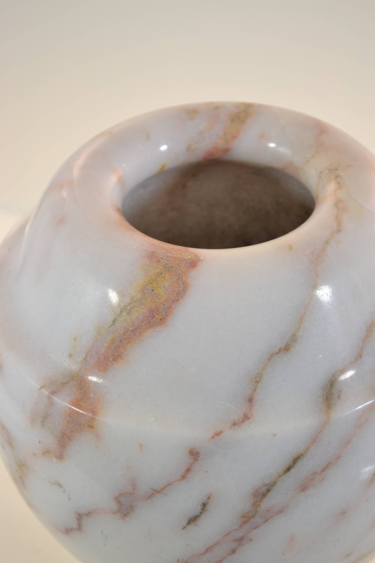 Late 20th Century Polished Marble Vase