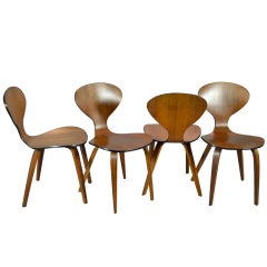 Set of 4 Retro Cherner Chairs