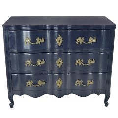 Blue Lacquered Commode