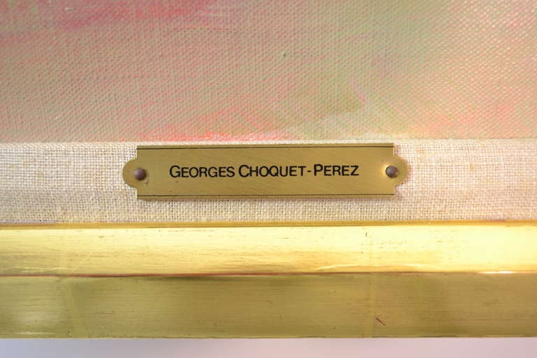 Canvas Abstract by Georges Choquet-Perez - 51