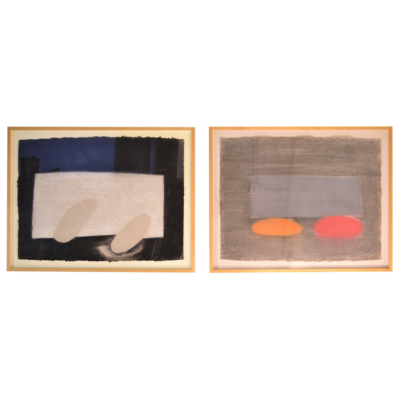 Michael Steiner, Signed Works on Paper Paintings, USA circa 1989