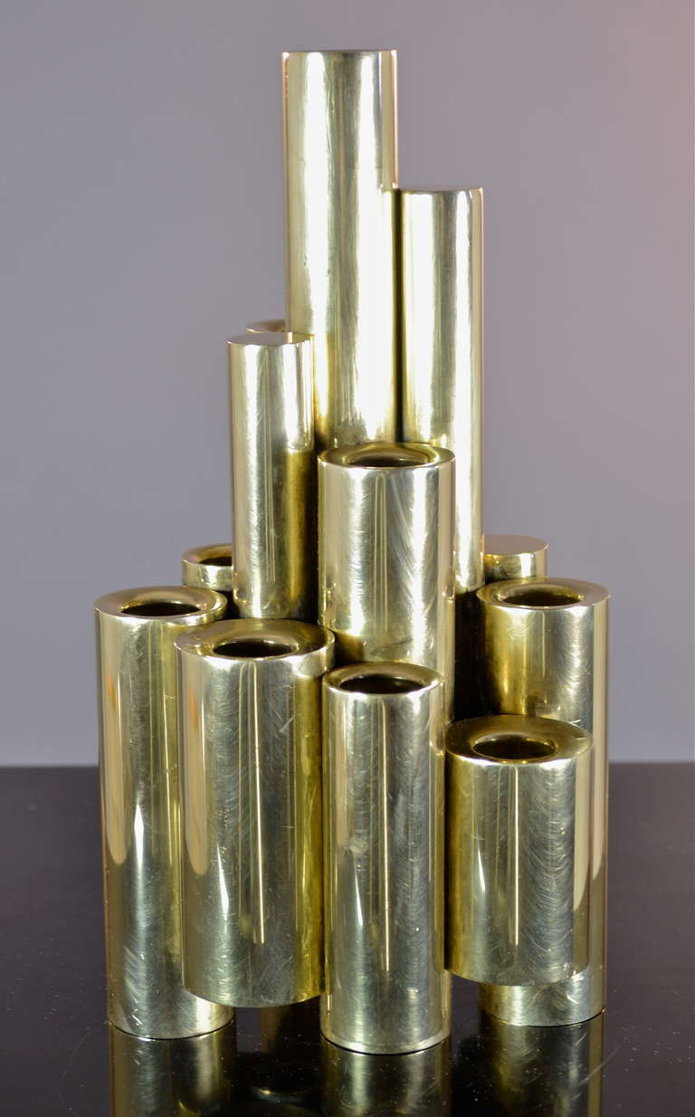 Candleholder in the style of Gio Ponti