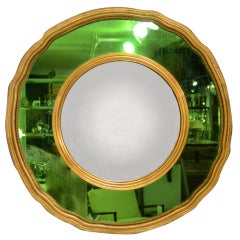 Emerald Mirror with Bull's Eye Center