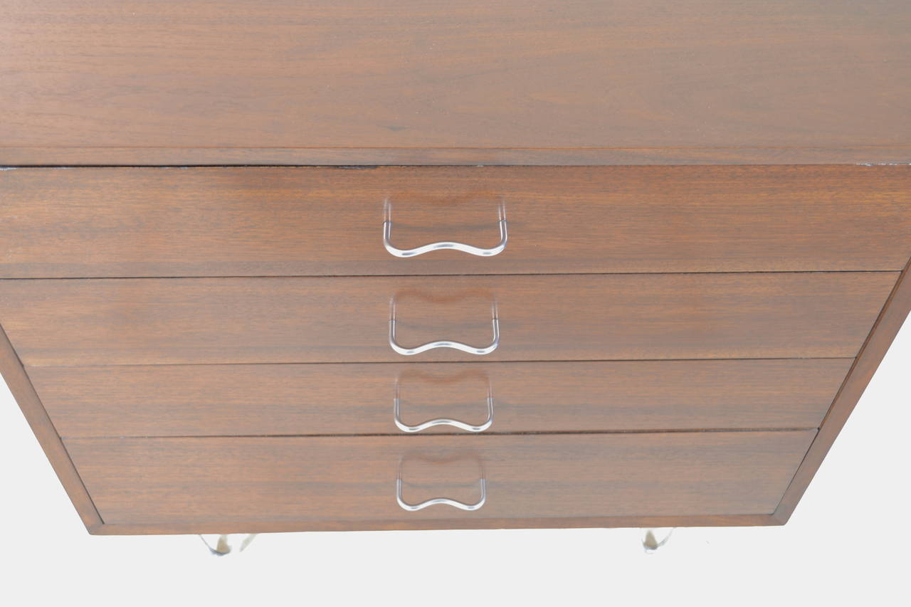 chest of drawers with hairpin legs