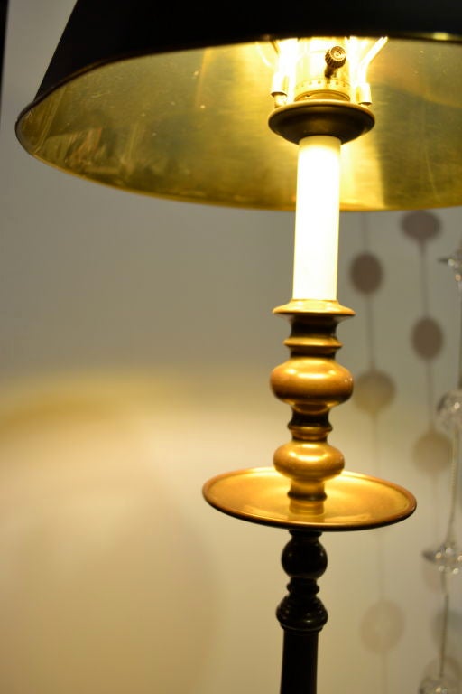 Pair of Maitland Smith Tall Candlestick Lamps at 1stdibs