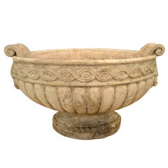 Antique Neo-Classical Plaster Urn