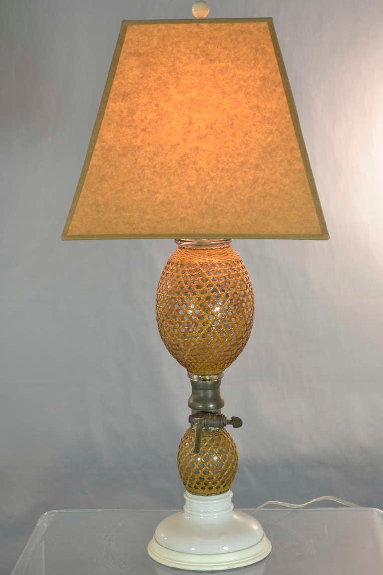 Vintage French Syphon Lamp