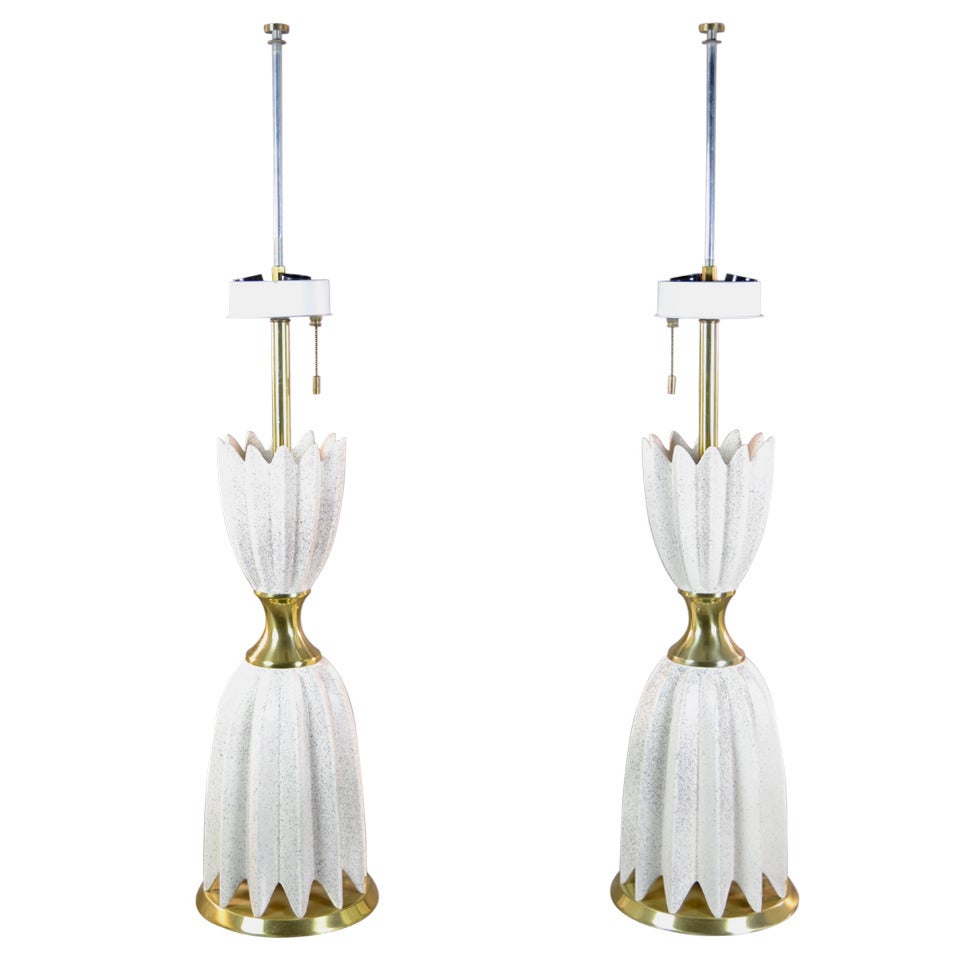 Pair of Thurston for Lightolier Lamps, 1950s