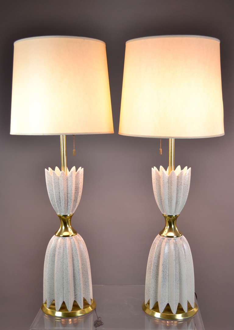 American Pair of Thurston for Lightolier Lamps, 1950s