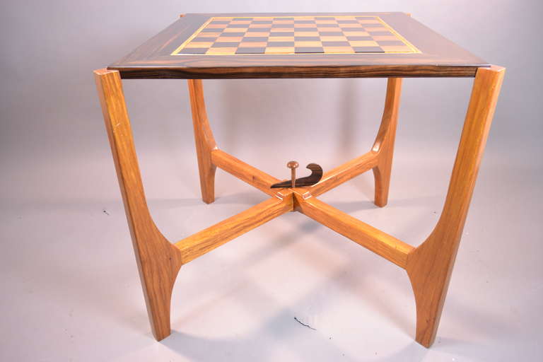 Exotic Wood Game Table 1