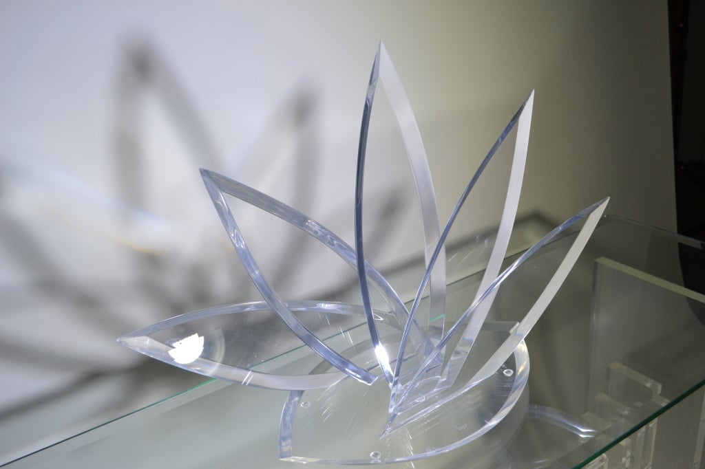 Signed Van Teal Lucite Sculpture 1