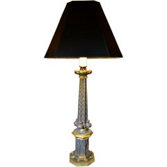 Neo-Gothic Bronze Lamp