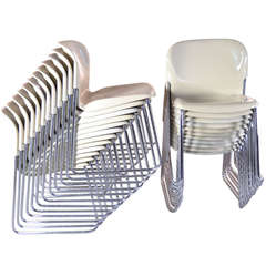 Nova Stacking Chairs by Gerd Lange for Drabert, West Germany