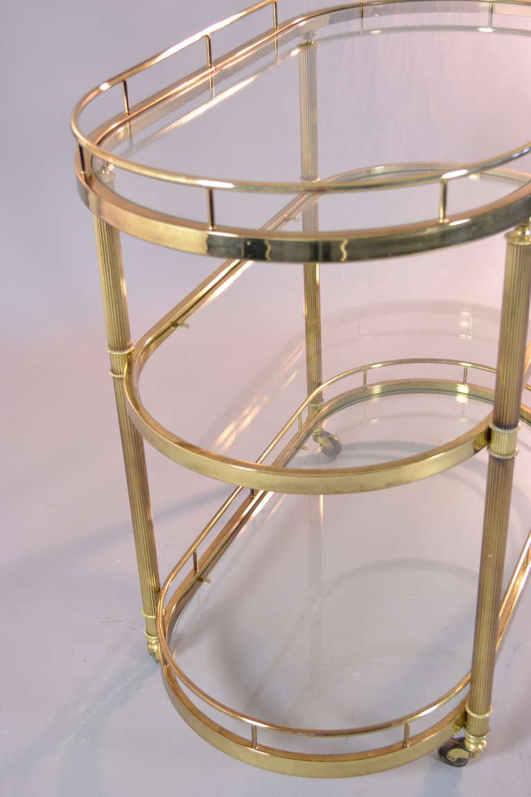 Brass Cocktail Cart 2