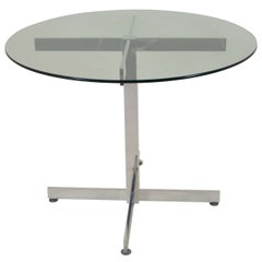 Polished Aluminum Modernist Table