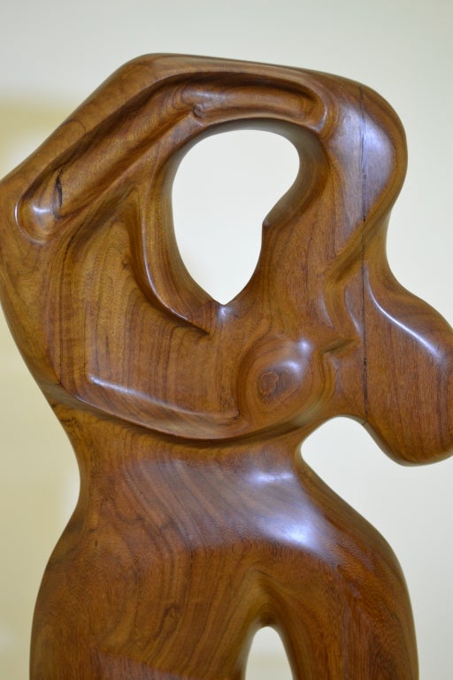 Carved Wood Nude