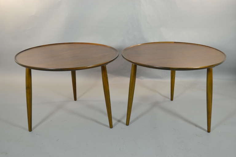 Pair of Danish Walnut Tables