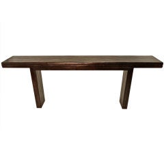 Exotic Wood Console