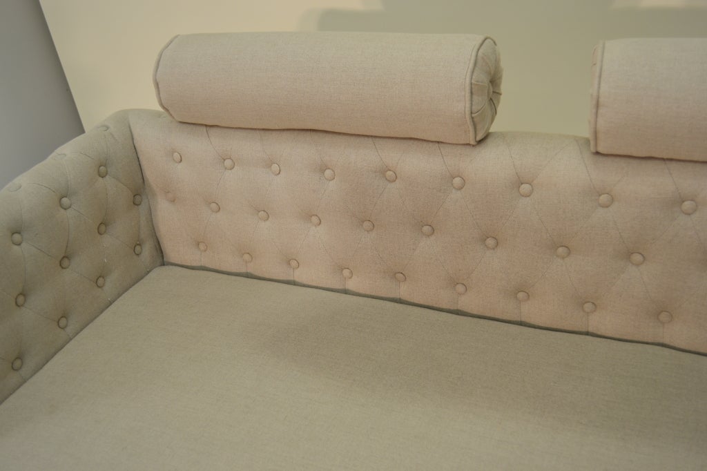 Custom Tufted Settee