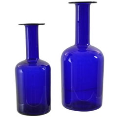 Holmegaard Vases in Two Sizes