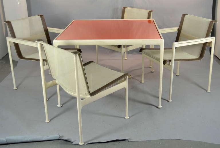 Richard Schultz For Knoll 4 Chairs And Table At 1stdibs