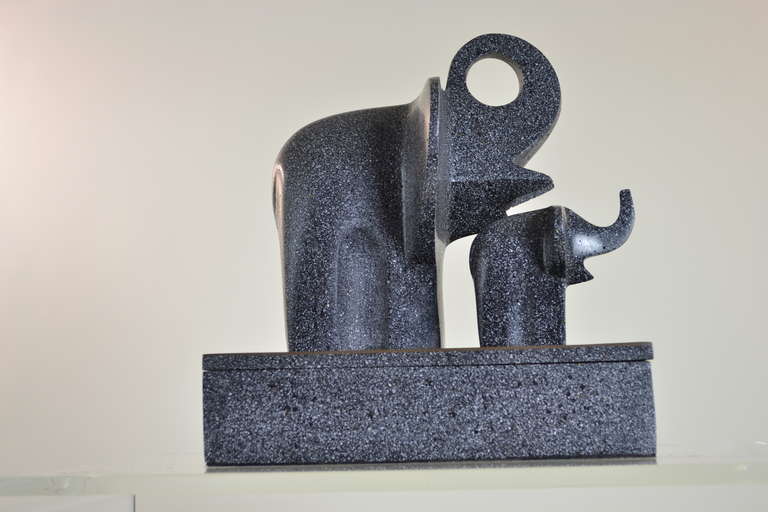 SIgned Sculpture Box by Masatoya Kishi 3