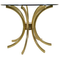 Gold Metal Side Table