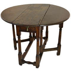 Antique English Oak Gateleg Table