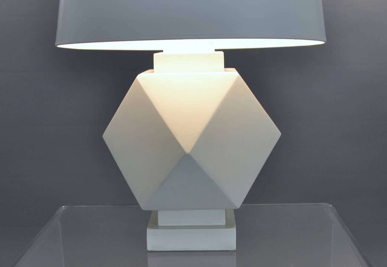 Sirmos Polyhedron Table Lamp In Good Condition In Norwalk, CT