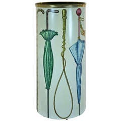Serigraphed Umbrella Stand By Felice Galbiati Arte Decorativa