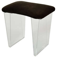 Hairpin Lucite Bench